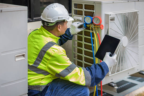 Professional Hvac technician working in Fairview, CA